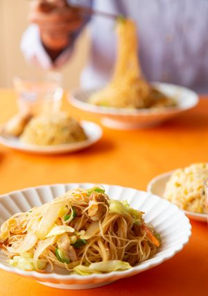 お店の味をご家庭で!オイスター焼ビーフン-レシピのメイン写真
