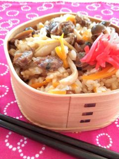 ☆蛤の佃煮で簡単炊き込みご飯☆-レシピのメイン写真