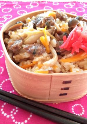 ☆蛤の佃煮で簡単炊き込みご飯☆-レシピのメイン写真
