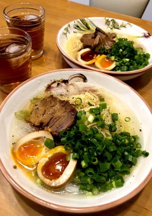休日の昼ごはん 冷やしそば ミスド風-レシピのメイン写真