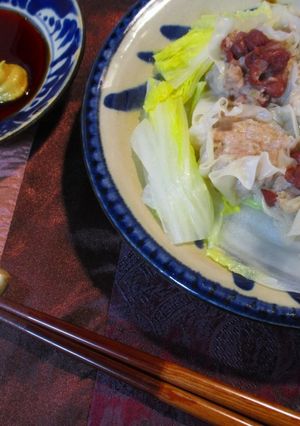 これでもか～！とたっぷり茹で小豆焼売♪-レシピのメイン写真