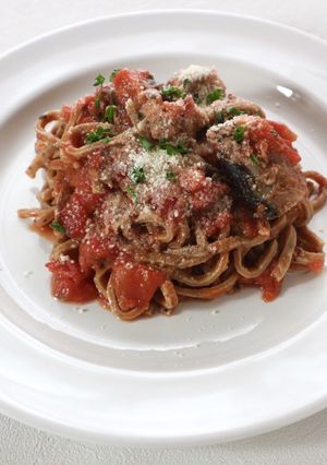 さば缶でお手軽イタリアンパスタ-レシピのメイン写真
