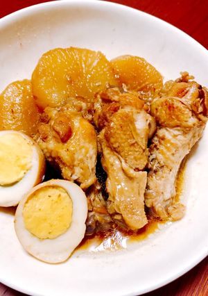 圧力鍋で大根と手羽元 柔らか煮♡-レシピのメイン写真