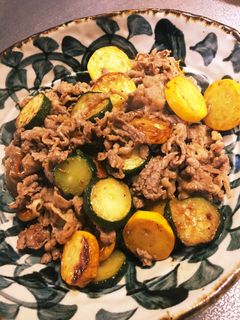 ズッキーニと牛肉のオイスター炒め-レシピのメイン写真