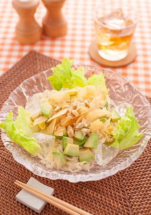 アボカドナッツ冷やしあえ麺-レシピのメイン写真