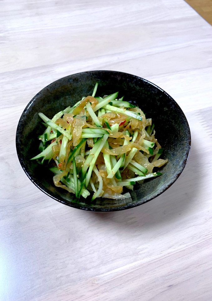 中華クラゲときゅうりの和え物-レシピのメイン写真