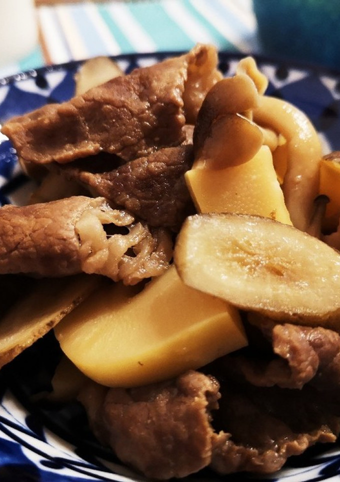 牛肉ごぼうとたけのこの山椒煮-レシピのメイン写真