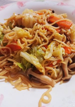 めんつゆ焼きそば-レシピのメイン写真