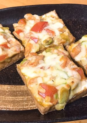 厚揚げのアボカドチーズ焼き-レシピのメイン写真