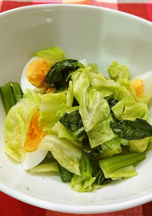 ベジ♪キャベツのホットサラダ-レシピのメイン写真