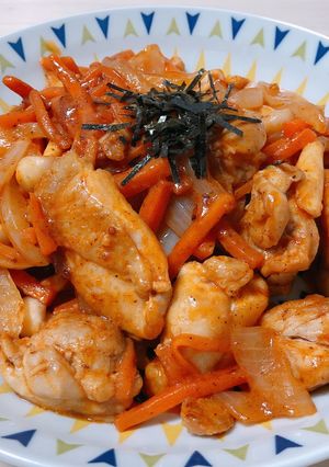 鶏もも肉のオーロラソース炒め-レシピのメイン写真