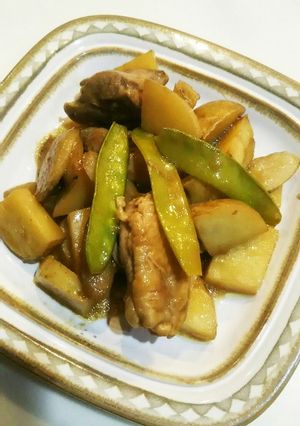 鶏ごぼうのソテー ビネガー風味-レシピのメイン写真