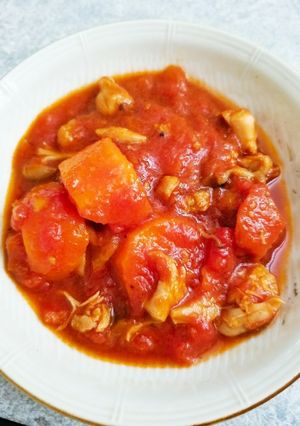 鶏肉のトマト煮-レシピのメイン写真