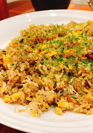 炊き込みご飯リメイク!絶品チャーハン-レシピのメイン写真
