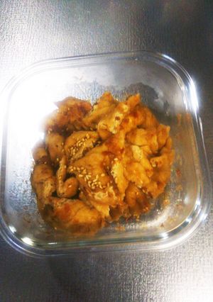 レンジで油揚げの甘辛煮-レシピのメイン写真