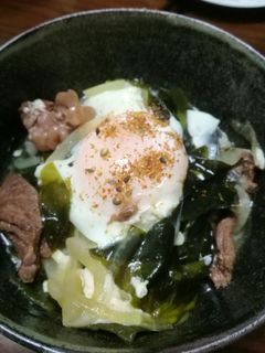 お手軽に鯨の大和煮の丼-レシピのメイン写真