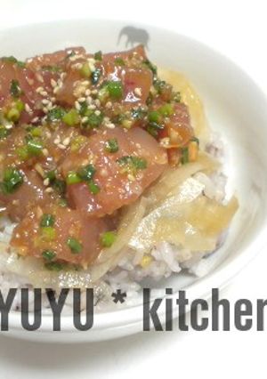 旦那も納得　エスニック風♪マグロ丼-レシピのメイン写真