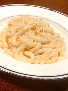 簡単夜食!冷凍うどんでめんたいうどん-レシピのメイン写真