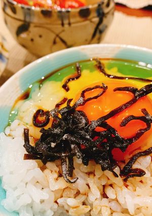美味しいバランス、塩昆布の卵かけご飯-レシピのメイン写真