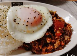 トマト缶とカレー粉で作るドライカレー-レシピのメイン写真