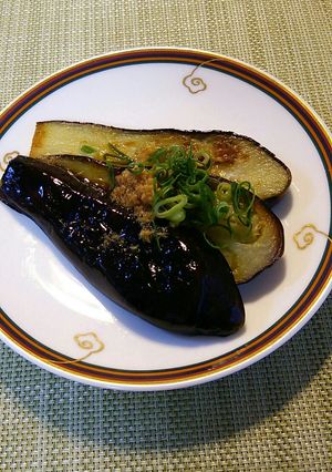 焼き茄子の生姜醤油がけ☆スピードおかず！-レシピのメイン写真