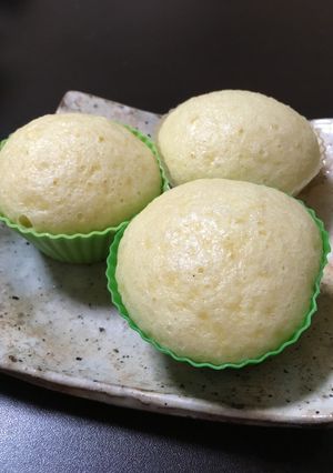 エリスリトール入りフワフワ蒸しパン-レシピのメイン写真