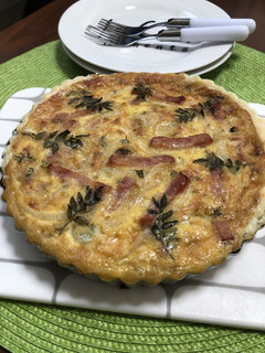 新玉ねぎと木の芽のキッシュ-レシピのメイン写真
