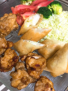 唐揚げと春巻き-レシピのメイン写真