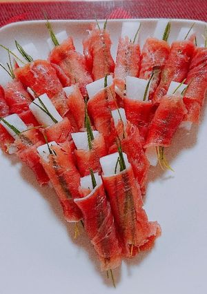 姫ネギと生ハム大根のマキマキ-レシピのメイン写真
