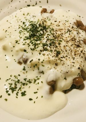毎日の納豆●クリームチーズソースで-レシピのメイン写真