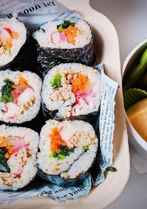 キンパと味噌漬けチキン弁当-レシピのメイン写真