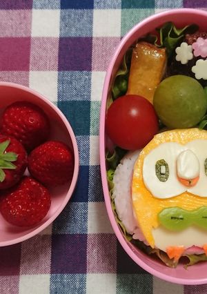 キャラ弁♥️モクロー-レシピのメイン写真