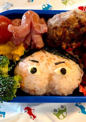 遠足のお弁当☆おしりたんてい-レシピのメイン写真