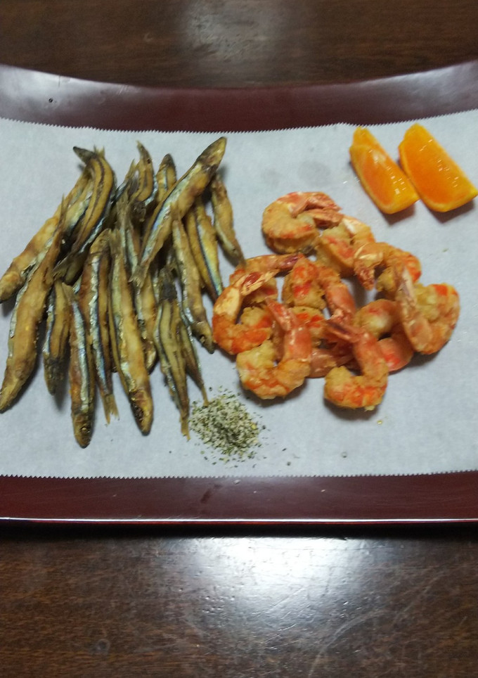 キビナゴとエビの素あげ-レシピのメイン写真