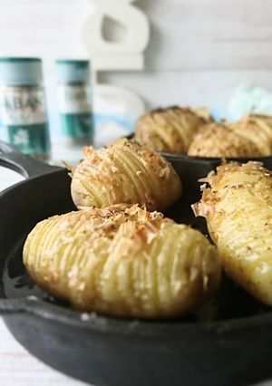 鰹節ハッセルバックポテト-レシピのメイン写真