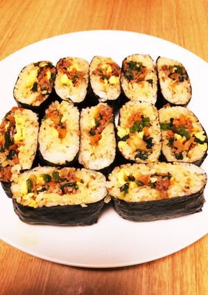 腸まで届く簡単キンパのおにぎらず-レシピのメイン写真
