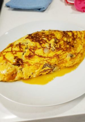 ひき肉たっぷりオムレツ♥️-レシピのメイン写真