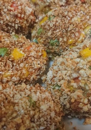 オーブン使用:業務スーパー野菜コロッケ-レシピのメイン写真