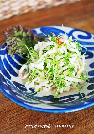 切干のアジアンチックなパリパリサラダ♪-レシピのメイン写真