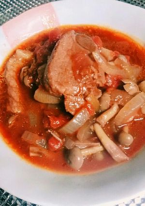 豚肉とトマトの赤ワイン煮-レシピのメイン写真