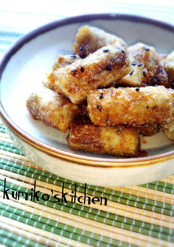 香ばしいごぼうの照り焼き揚げ-レシピのメイン写真