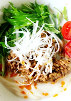 冷やし豆乳坦々麺-レシピのメイン写真