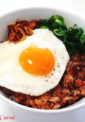 夏に食べたい簡単サルツナ丼-レシピのメイン写真