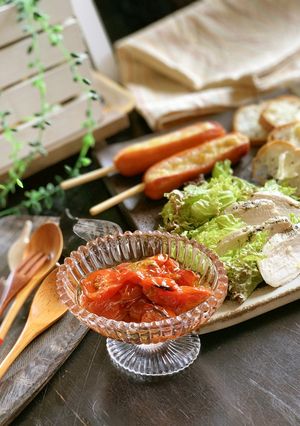 タイム＆オリーブオイルの焼きトマト-レシピのメイン写真
