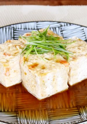 簡単旨い☆鶏むね肉でヘルシーミートトーフ-レシピのメイン写真