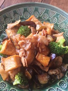 豚バラ肉と厚揚げのオイスターソース炒め-レシピのメイン写真