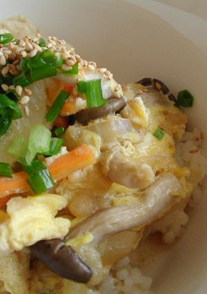 しめじと天かすの卵丼-レシピのメイン写真