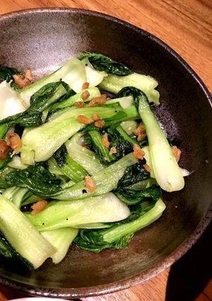 青梗菜と干し海老の炒め-レシピのメイン写真
