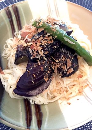 翌日のお楽しみなすそうめん-レシピのメイン写真