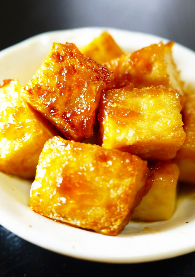 みたらし団子のたれ焼き厚揚げ。お弁当にも-レシピのメイン写真